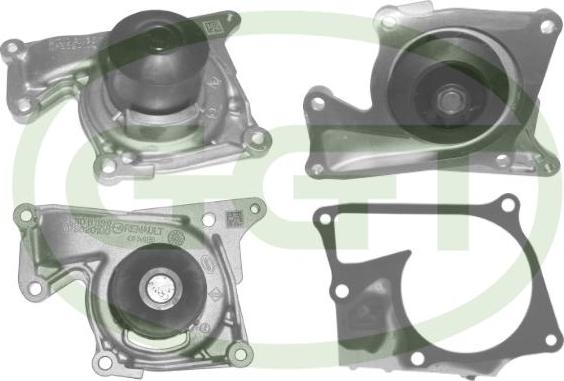 GGT PA12572 - Water Pump www.autospares.lv