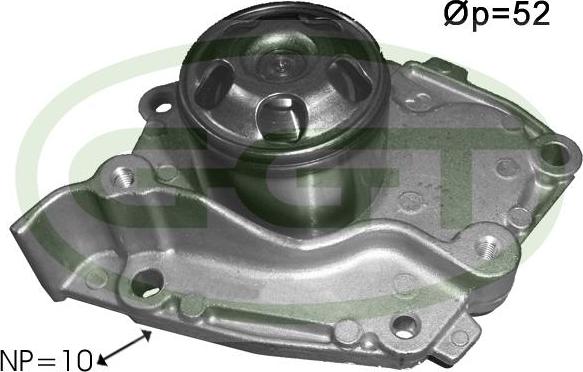 GGT PA12606 - Water Pump www.autospares.lv