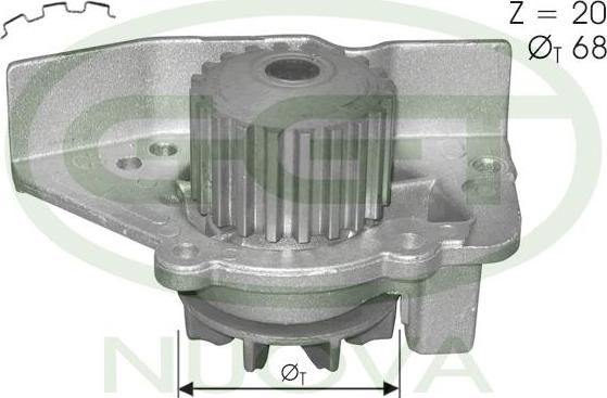 GGT PA12303 - Water Pump www.autospares.lv