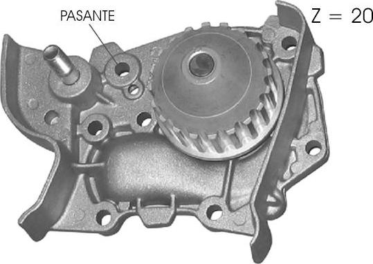 GGT PA12768 - Ūdenssūknis autospares.lv