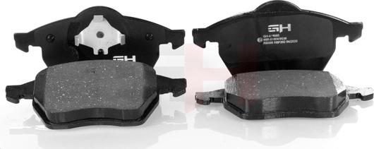 GH GH-419985 - Brake Pad Set, disc brake www.autospares.lv