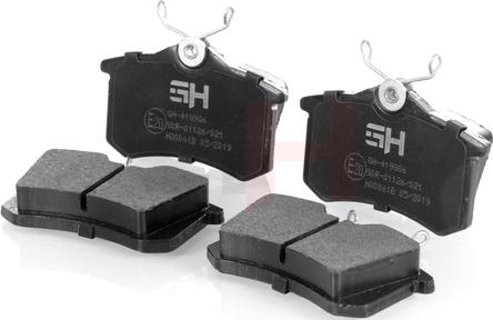 GH GH-419986 - Brake Pad Set, disc brake www.autospares.lv