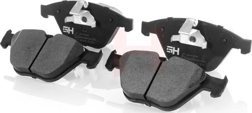 GH GH-410304 - Brake Pad Set, disc brake www.autospares.lv