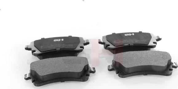 GH GH-410210 - Brake Pad Set, disc brake www.autospares.lv