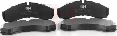 GH GH-411401 - Brake Pad Set, disc brake www.autospares.lv