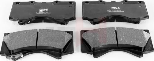 GH GH-413915 - Brake Pad Set, disc brake www.autospares.lv