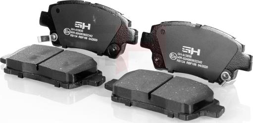 GH GH-413936 - Brake Pad Set, disc brake www.autospares.lv