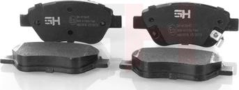 GH GH-413645 - Brake Pad Set, disc brake www.autospares.lv