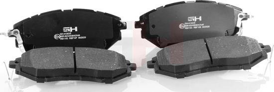 GH GH-413635 - Brake Pad Set, disc brake www.autospares.lv