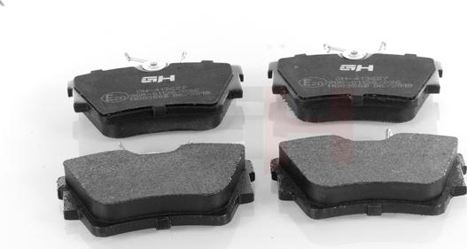 GH GH-413627 - Brake Pad Set, disc brake www.autospares.lv