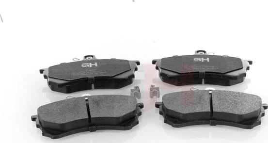 GH GH-413021 - Brake Pad Set, disc brake www.autospares.lv