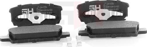 GH GH-412506 - Brake Pad Set, disc brake www.autospares.lv