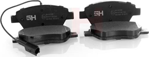 GH GH-412380 - Brake Pad Set, disc brake www.autospares.lv