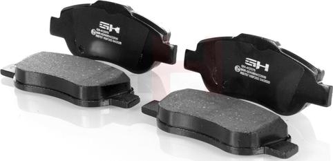 GH GH-412375 - Brake Pad Set, disc brake www.autospares.lv