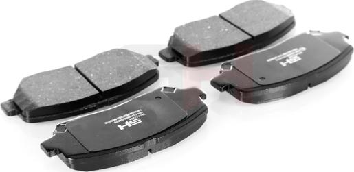 GH GH-412248 - Brake Pad Set, disc brake www.autospares.lv