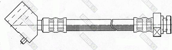 Girling 9004132 - Тормозной шланг www.autospares.lv