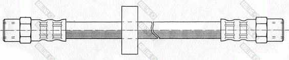 Girling 9001106 - Тормозной шланг www.autospares.lv