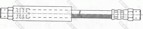 Girling 9001255 - Тормозной шланг www.autospares.lv