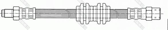 Girling 9002112 - Тормозной шланг www.autospares.lv