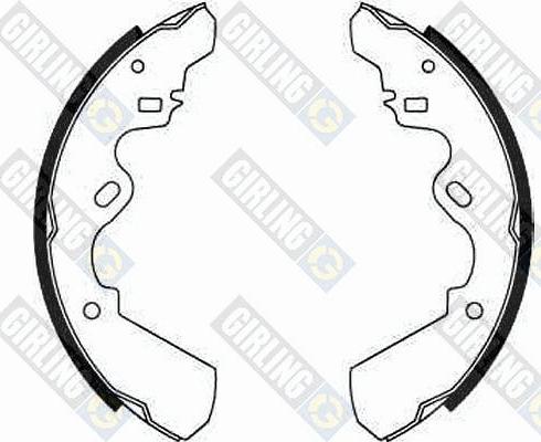 Girling 5162049 - Brake Shoe Set www.autospares.lv