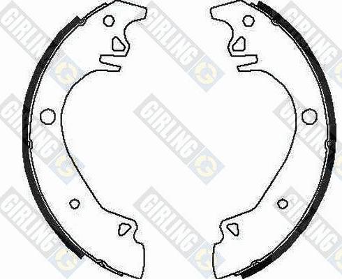 Girling 5162173 - Brake Shoe Set www.autospares.lv