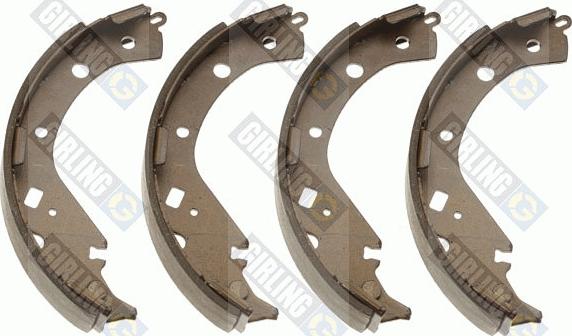 Girling 5184929 - Bremžu loku komplekts www.autospares.lv