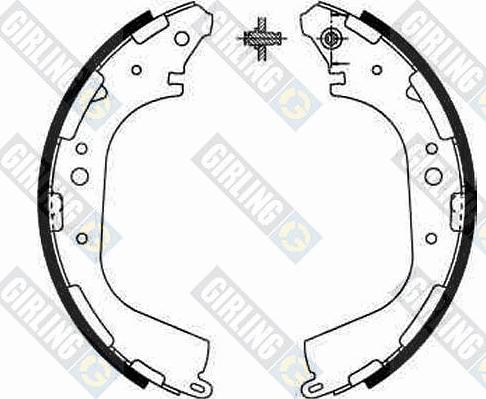 Girling 5185909 - Brake Shoe Set www.autospares.lv