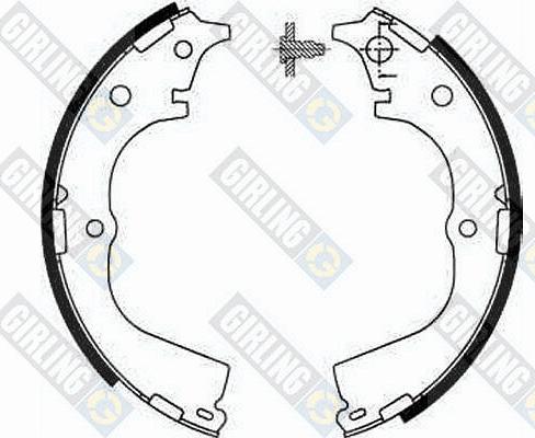 Girling 5185939 - Brake Shoe Set www.autospares.lv