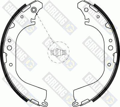 Girling 5185929 - Bremžu loku komplekts www.autospares.lv