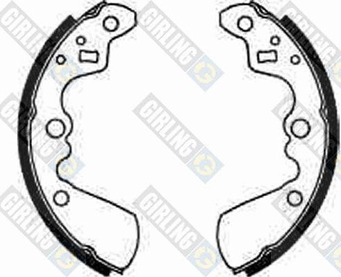 Girling 5185979 - Bremžu loku komplekts www.autospares.lv