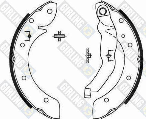 Girling 5185671 - Bremžu loku komplekts autospares.lv