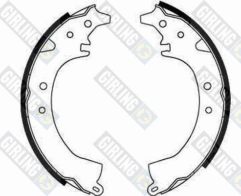 Girling 5185009 - Brake Shoe Set www.autospares.lv