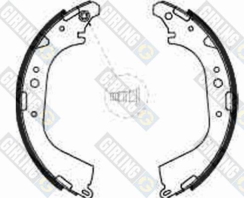 Girling 5185019 - Bremžu loku komplekts www.autospares.lv