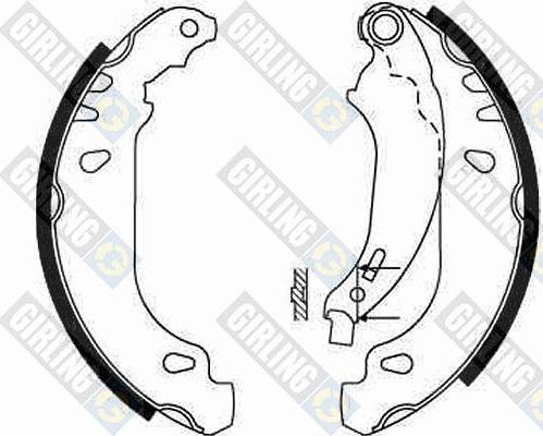 Girling 5186694 - Brake Shoe Set www.autospares.lv