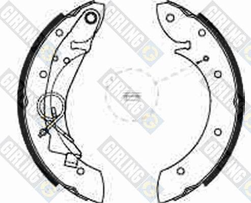 Girling 5186351 - Brake Shoe Set www.autospares.lv