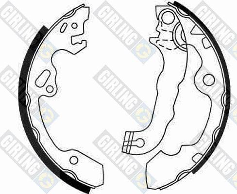 Girling 5186361 - Brake Shoe Set www.autospares.lv