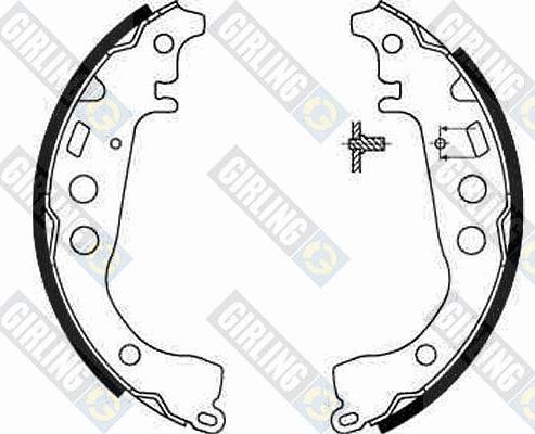 Girling 5186739 - Bremžu loku komplekts autospares.lv