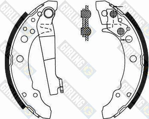 Girling 5181669 - Bremžu loku komplekts autospares.lv