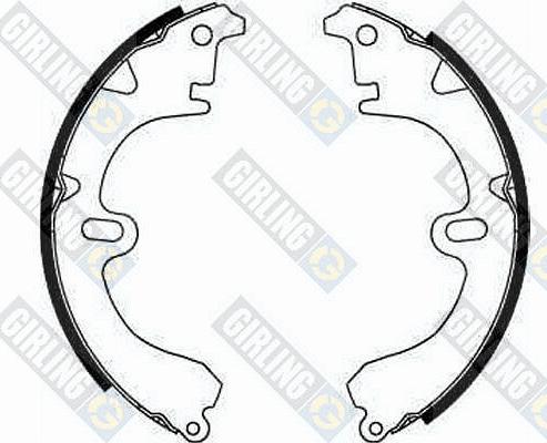 Girling 5181819 - Brake Shoe Set www.autospares.lv