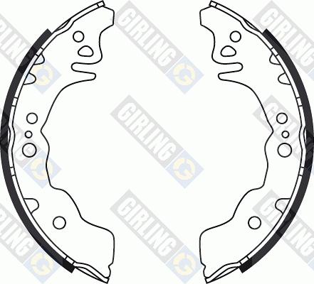 Girling 5187509 - Bremžu loku komplekts www.autospares.lv