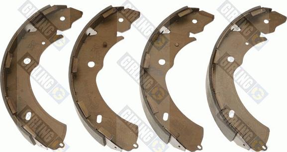 Girling 5187689 - Bremžu loku komplekts www.autospares.lv