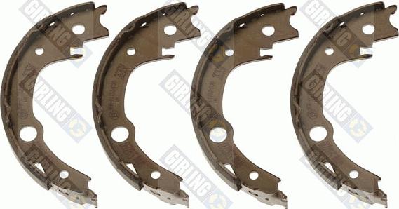 Girling 5187239 - Brake Shoe Set, parking brake www.autospares.lv