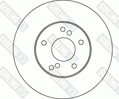 Girling 6040911 - Bremžu diski autospares.lv