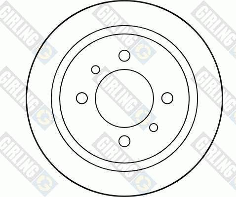 Girling 6040064 - Bremžu diski autospares.lv