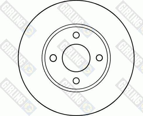 Girling 6040181 - Bremžu diski www.autospares.lv