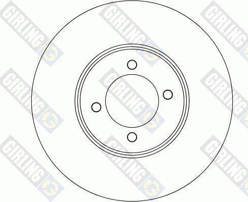 Girling 6041394 - Bremžu diski www.autospares.lv