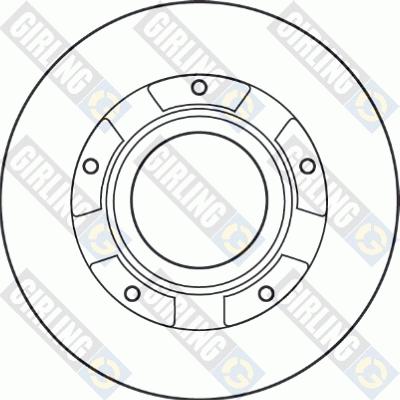 Girling 6048215 - Brake Disc www.autospares.lv