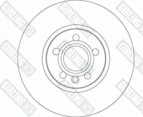 Girling 6043105 - Brake Disc www.autospares.lv