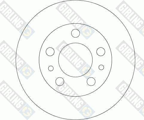 Girling 6043213 - Тормозной диск www.autospares.lv