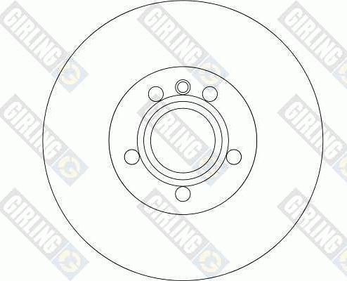 Girling 6043231 - Brake Disc www.autospares.lv